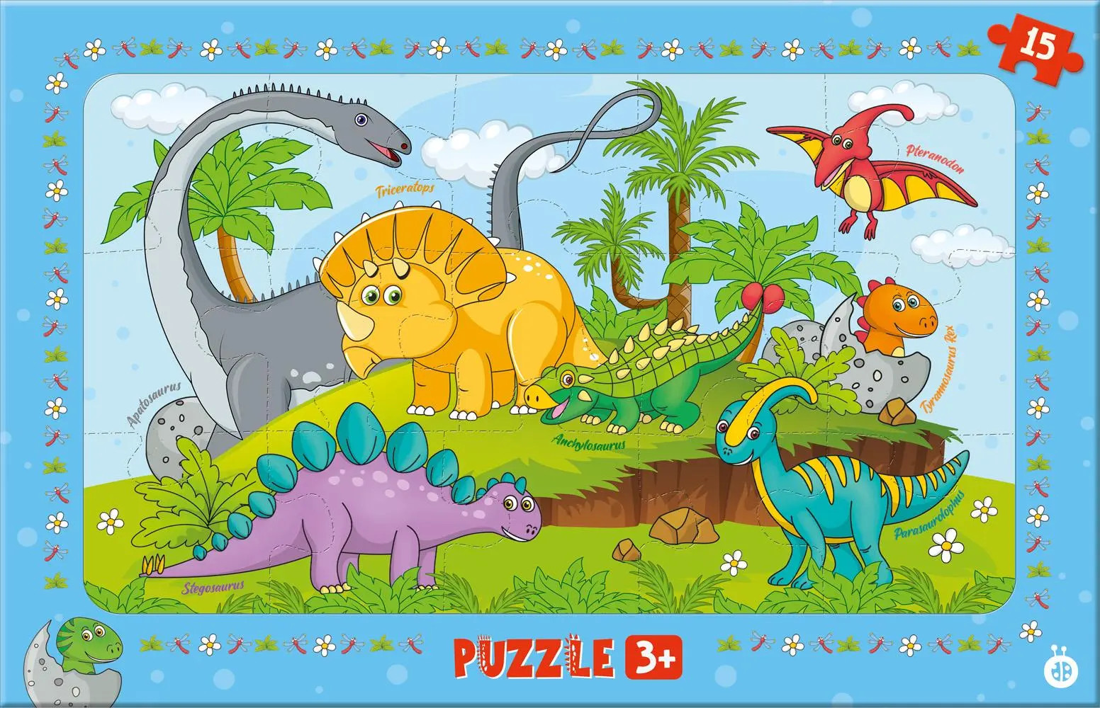 Trötsch Verlag Gmbh Trötsch Rahmenpuzzle Dinosaurier - Bild 7