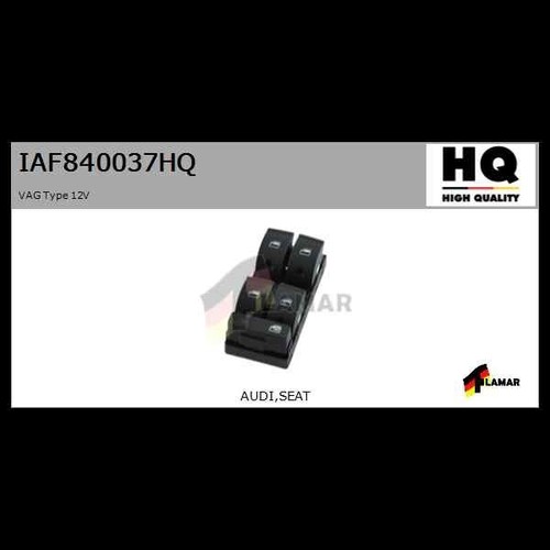 IAF840037HQ FENSTERSCHALTER VORNE LINKS / T2-4-A1-3 / NUEVO / 2352659 FÜR AUDI A - Picture 1 of 1