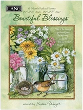 Lang Bountiful Blessings 2026 Wall Calendar – 12-Month Multicolor 
