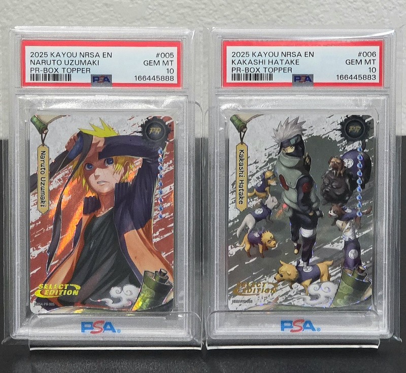 Naruto Kayou English 2025 Jin 2 Promo NARUTO/KAKASHI PSA 10