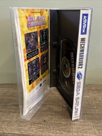 MechWarrior 2 Sega Saturn Complete w/ Manual Tested Working Regis Card