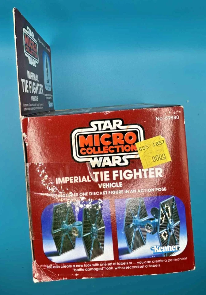 Micro colección Kenner Star Wars 1982 de colección Tie Fighter con caja ¡¡leer!!! Foto 4 de 4
