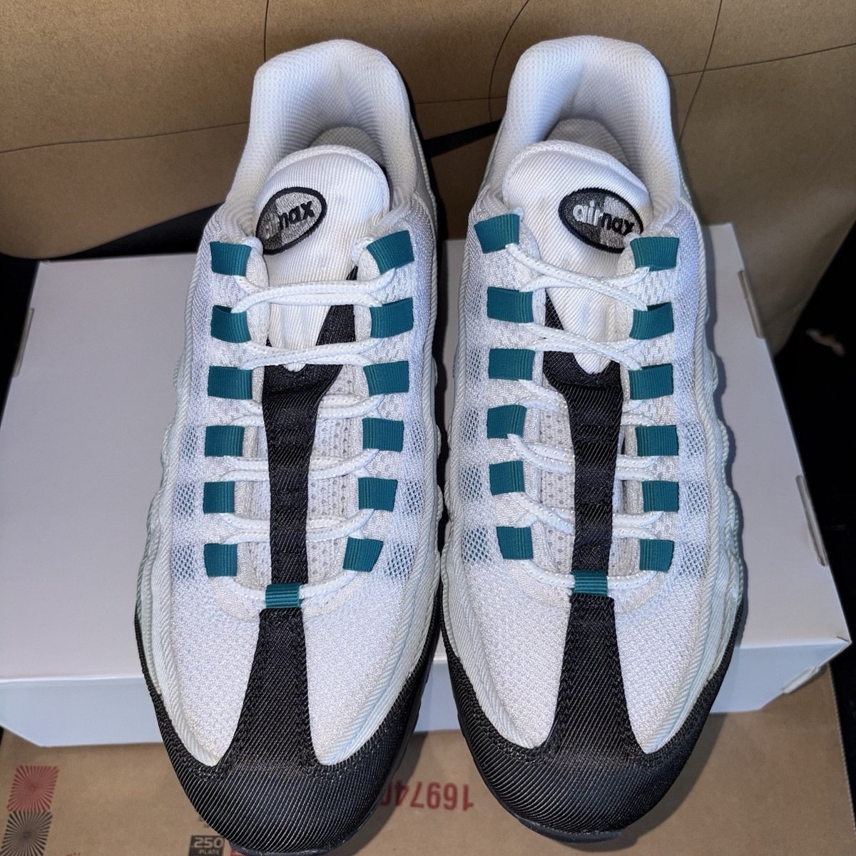 NEW Nike Air Max 95 By You Black White Teal Mint Green DM1181-991 Men Size 9 s-l1200.jpg main image 4