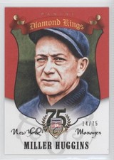 2014 Panini Hall of Fame Diamond Kings Red 14/75 Miller Huggins #34 HOF 0a1