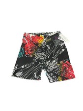 Vintage 90s Y2K Danskin Paint Splatter Shorts Size Large NWT READ