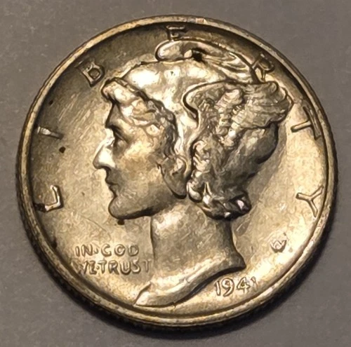 1941-S Mercury Dime — photo from the most recent tracked eBay sale