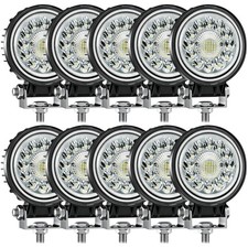LED Work Lights, 4 Inch 99W Round Driving Fog Lights 12V 24V Off Road Light S...