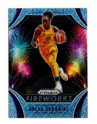 2020 Panini Prizm WNBA Fireworks Mojo Prizm #11 Nneka Ogwumike /25 WNBA MVP ROY