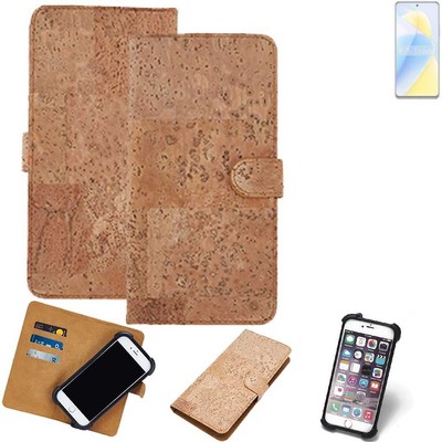 FÜR Wiko 5G HÜLLE TASCHE KORK CORK ETTUI SCHUTZ COVER
