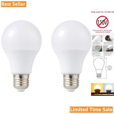 Durable 12V 7W Daylight LED Bulbs - 60W Equivalent, For Indoor Outdoor Use