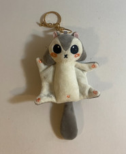 Cute Flying Squirrel Plush Keychain / Keyring