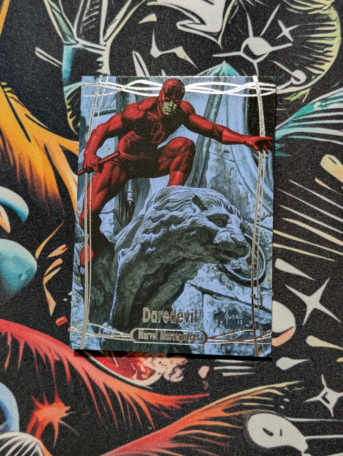 DAREDEVIL #78 /999 - 2016 Marvel Masterpieces Jusko Tier 3 Base Card