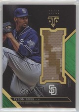 2016 Topps Triple Threads Unity Single Jumbo Relics Emerald 3/18 Tyson Ross 0b2