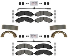 For Silverado 2500HD 20-2025 AmeriBRAKES Front & Rear Fleet Duty Disc Brake Pads