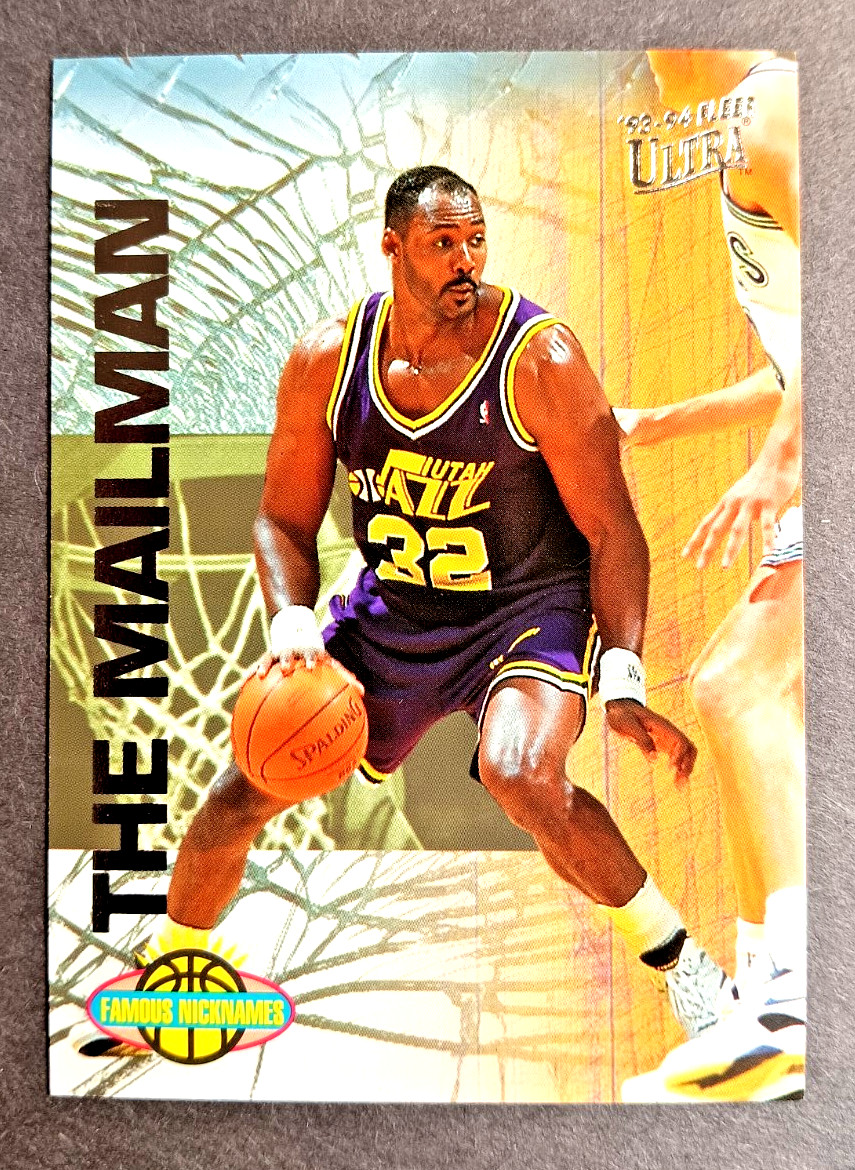 1993-94 Fleer Ultra Famous Nicknames #9 Karl Malone Jazz