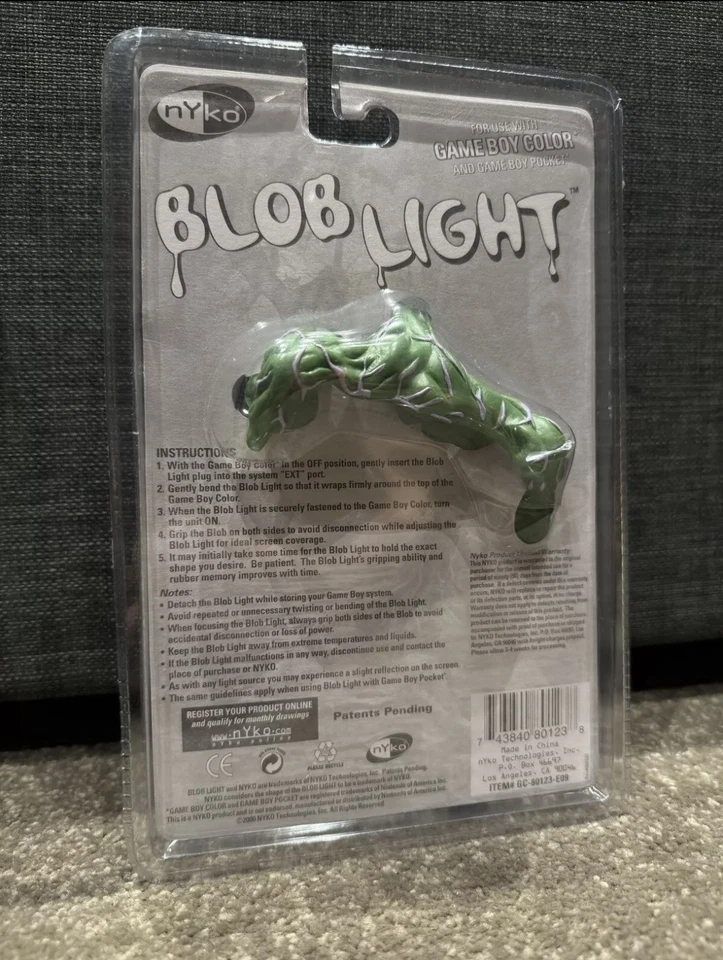 Nintendo Game Boy Color Pocket Blob Light Accessory Nyko RARE - Image 2 of 3