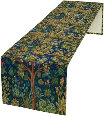 William Morris Floral Table Runner Vintage Flowers Table Runner for Dining...