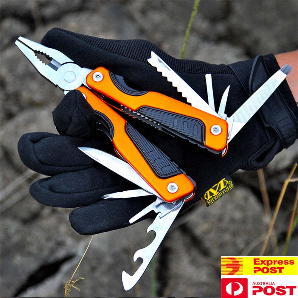 Multi Tool Pocket Knife Pliers Multitool cutter kit Army Survival Gift Idea Mens
