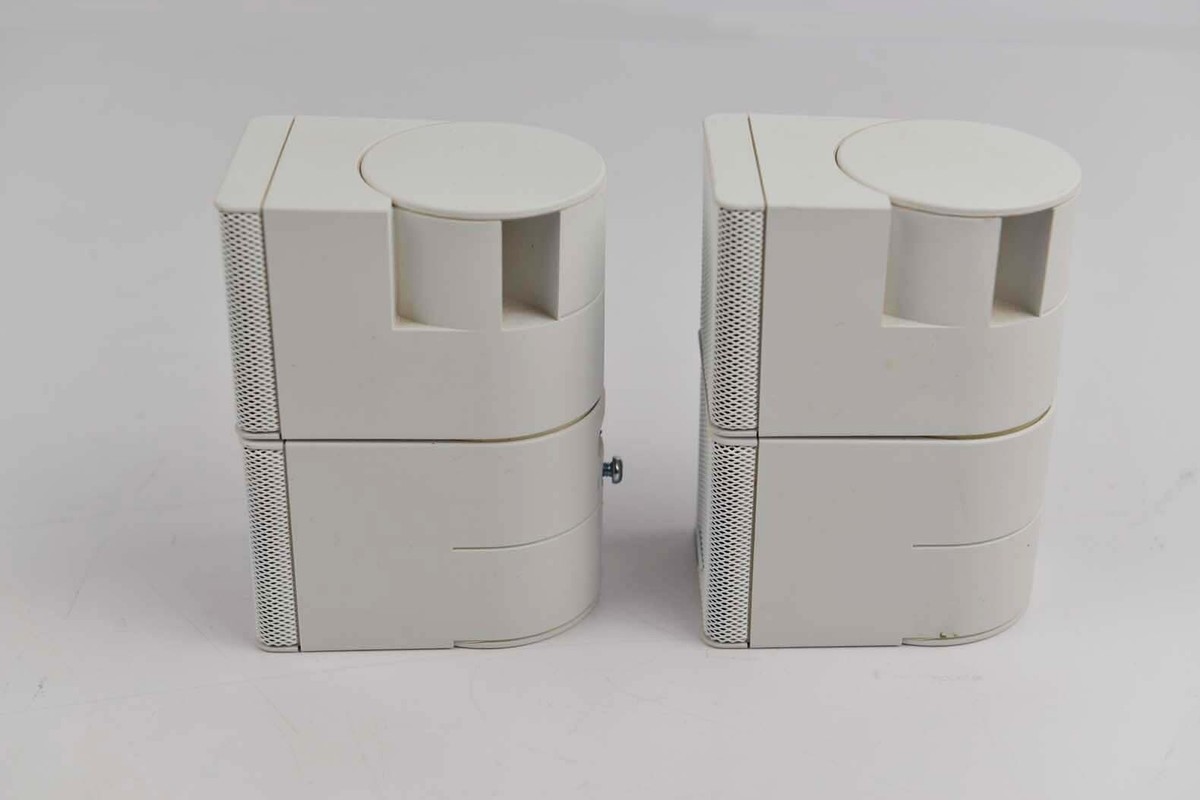 Coppia Altoparlanti Surround Bose Double Cube - Mini Diffusori Gioiello Bianco (Usati)