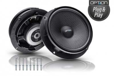 Option Air V-165 Bass Kickbass Ersatz-Woofer für VW P&P Lautsprecher Tür 16,5 cm