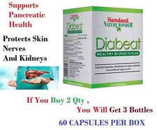 Hamdard Diabeat Capsule Box Of 60 Capsules From India Free Shipping