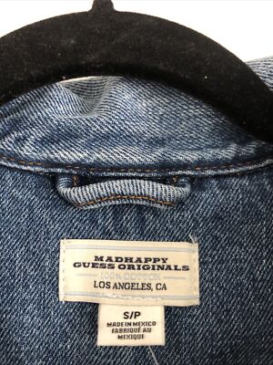 Madhappy Guess Originals Collabo Denim Work Jacket Size