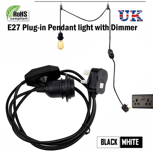 Pendant Light Fixture Lamp Bulb Socket 
