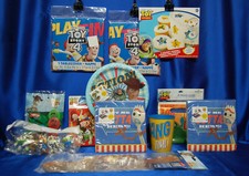 Toy Story Party # 13 Plato Servilleta Invitación Pastel Calcomanía Mantel Figuras Globos
