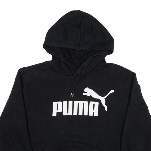 PUMA Felpa con Cappuccio Nero Pullover Uomo S - Foto 2 di 6