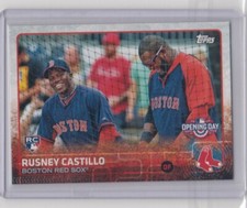2015 Topps Opening Day RUSNEY CASTILLO/DAVID ORTIZ SSP Photo Variation #151