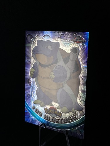 Blastoise #09 - Topps Chrome SPECTRA - Pokemon Topps Chrome Series 1 - Picture 7 of 11
