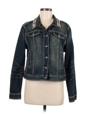 Tru Luxe Jeans Women Blue Denim Jacket M