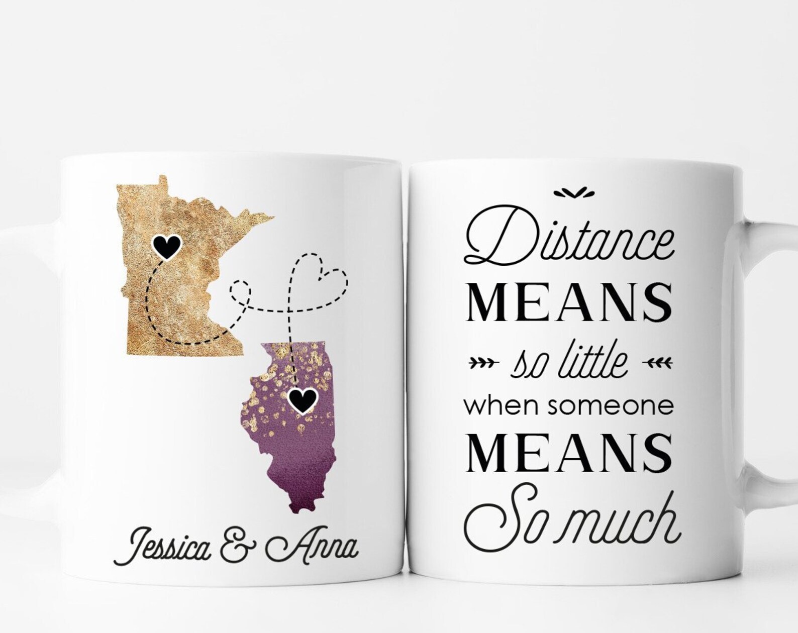 Long Distance Friendship Mug Best Friend Gifts Long Distance Mug Best Friend Mug