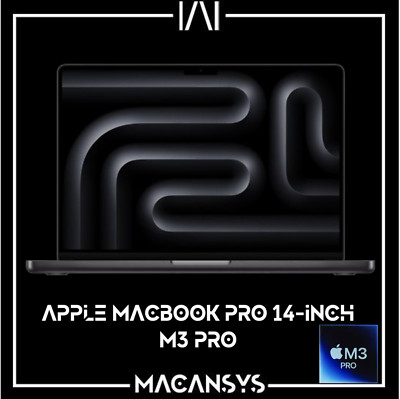 Apple MacBook 14 Zoll M3 Pro 11C CPU 14C GPU 18GB 512GB MRX33B/A Neu SPB