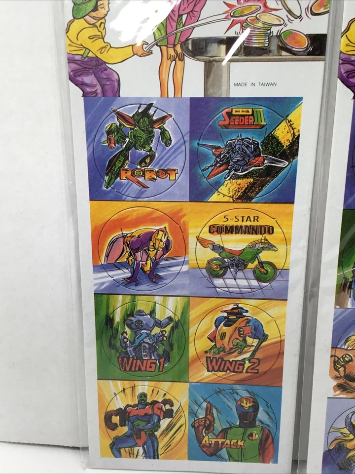 NIP Vintage "POGG GAME" POGS Slammer Milk Cap Game 3 Sets 16pcs Un-Punched - Image 3 of 4