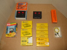 Konvolut Steuerung, meist in der Originalverpackung, für die Eisenbahnanlage