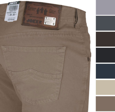 JOKER Herren Jeans | Freddy Gabardine FARBWAHL Baumwolle Elasthan