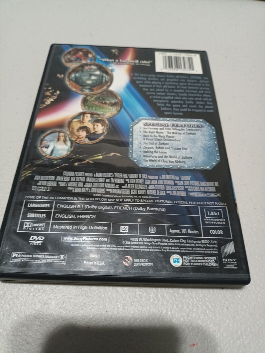 Zathura: A Space Adventure (DVD, 2005) 43396134751| eBay