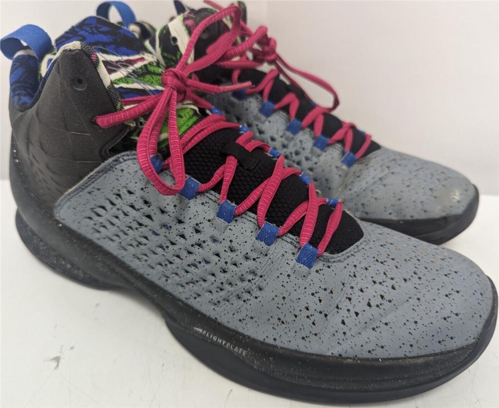 JORDAN MELO M11 CONCRETE ISLAND GREY TRAINERS, UK9 US10 EU44, 716227 413,  K645