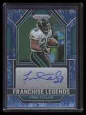 2022 Panini Prizm Franchise Legends Signatures Navy Camo Fred Taylor Auto 23/25