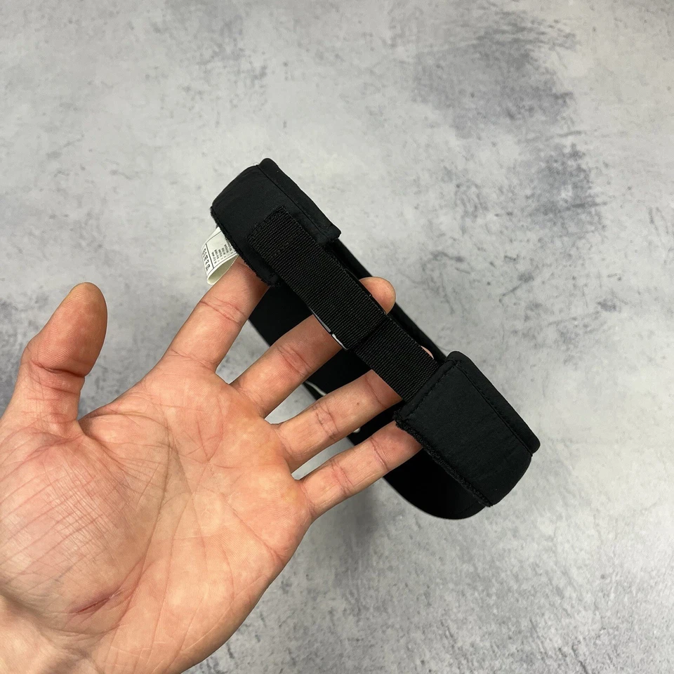 Gorra de visera con logotipo grande Nike de colección 100 % nailon unisex talla única años 90’s negra Swoosh Foto 3 de 4