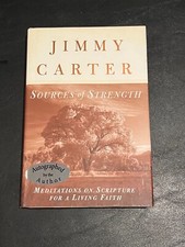 Jimmy Carter Sources of Strength HAND SIGNED 1st Edition Hardcover COA