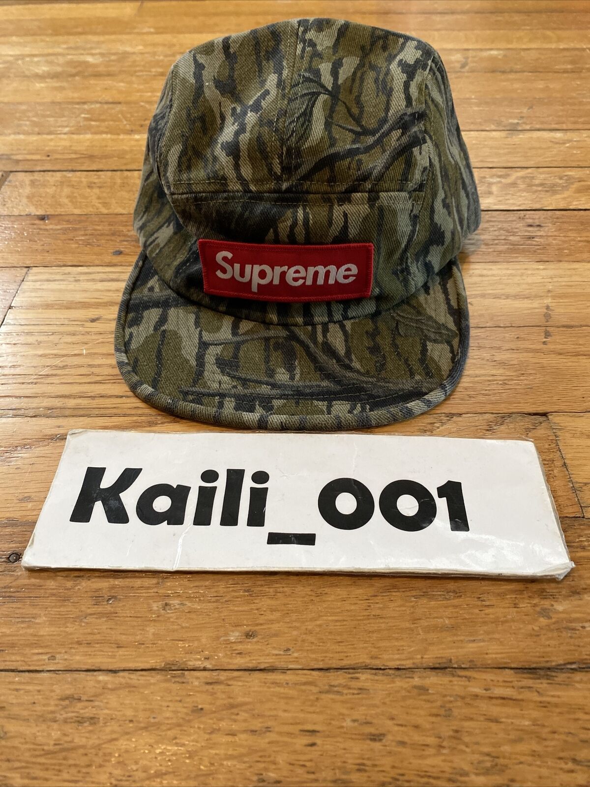 Supreme Military Camp Cap (FW18) Mossy Oak Camo