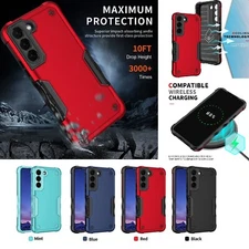 lot 4 for iPhone 17 SAMSUNG S24 A16 Defender HYBRID Case Impact MILITARY GRADE
