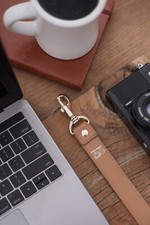 Camera Strap - Neck Shoulder Leather Brown Tan Stylish Classy Unique