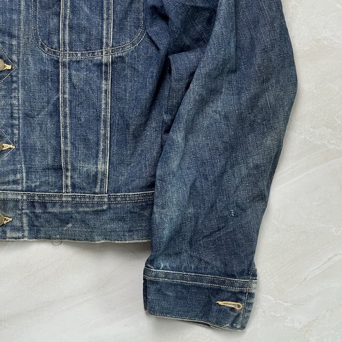 VTG 60s Men's Lee Sanforized Union Made Denim Jacket 101-J Size 38 R Vintage USA - Picture 3 of 24