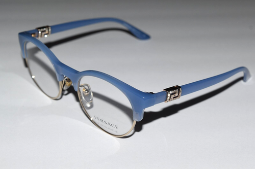Gafas ópticas auténticas Versace oro azul VE3247 5119 53-18-140 - Imagen 5 de 5