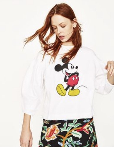Disney Mickey Mouse Sweatshirt White 