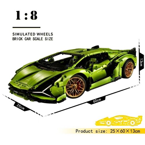 Technique Lamborghini Car Kit 1:8 – Collectible Engineering Toy Gift/Collectible - Picture 2 of 11