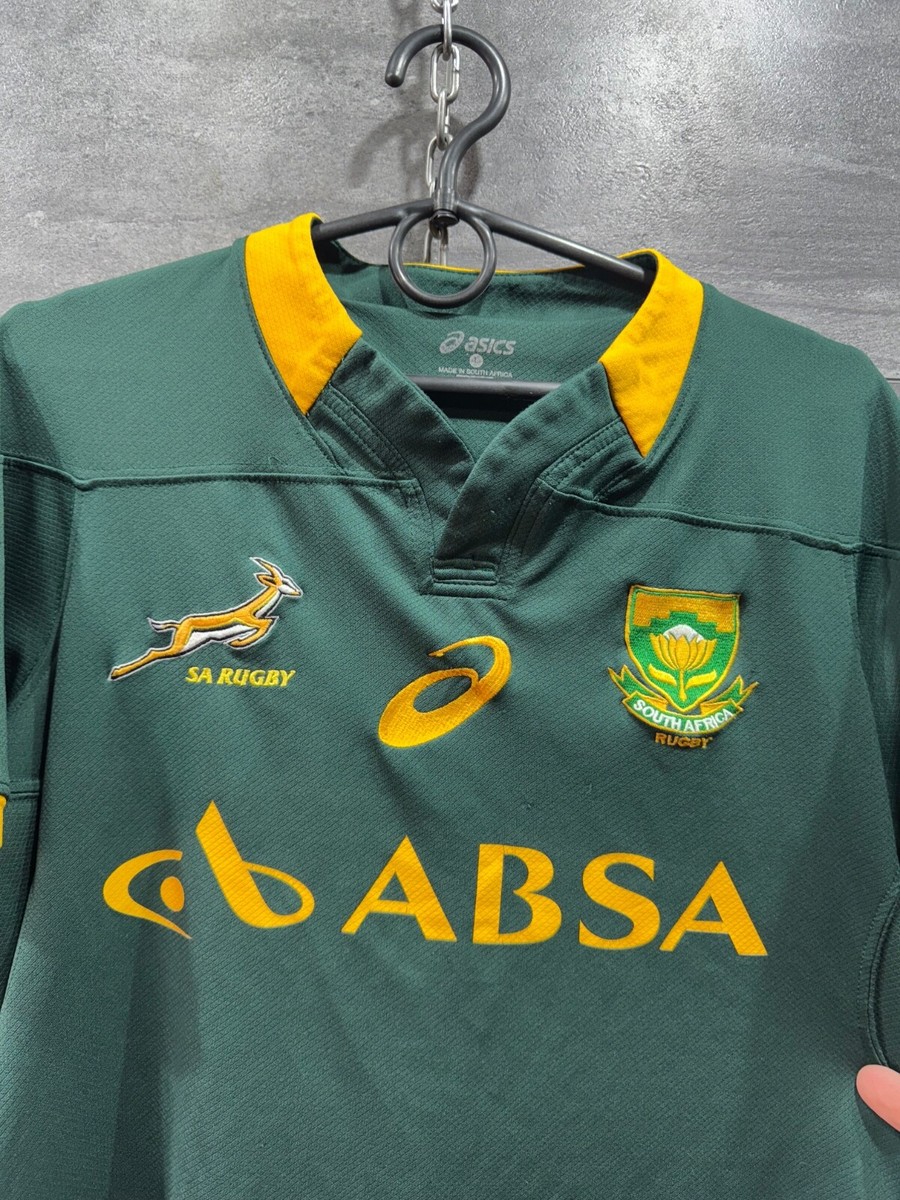 South Africa Home Rugby Shirt 2014/2015 Asics Jersey Springboks